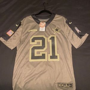 NFL-Dallas Cowboys jersey “Salute to service” #21 Elliot